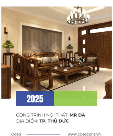 CÔNG TRÌNH NỘI THẤT: MR ĐÀ