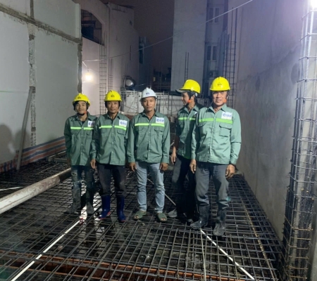 ĐỔ BÊ TÔNG ĐÊM